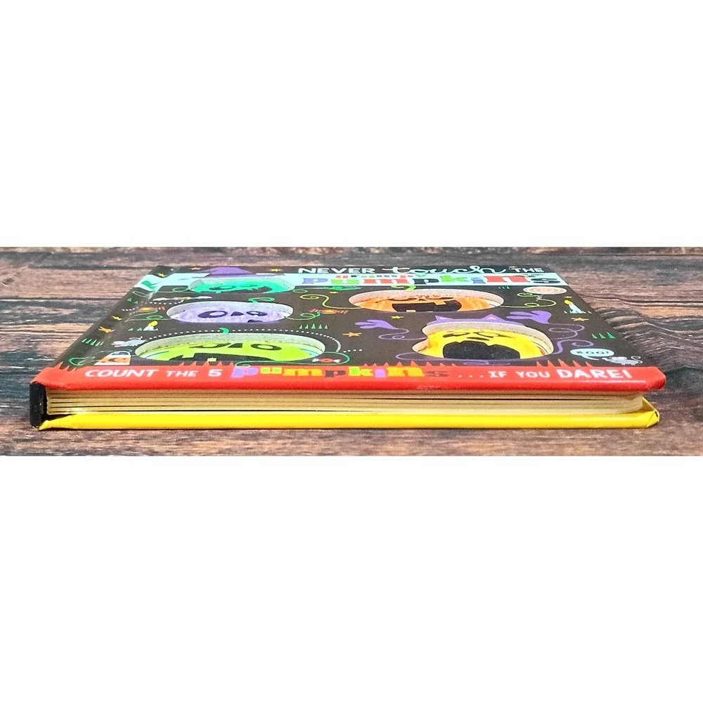 Never Touch the Grumpy Pumpkins Board Book Halloween Sensory Counting Toddler‎
